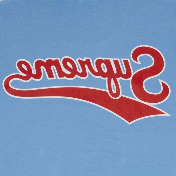 Supreme Backwards T-Shirt Bright Blue