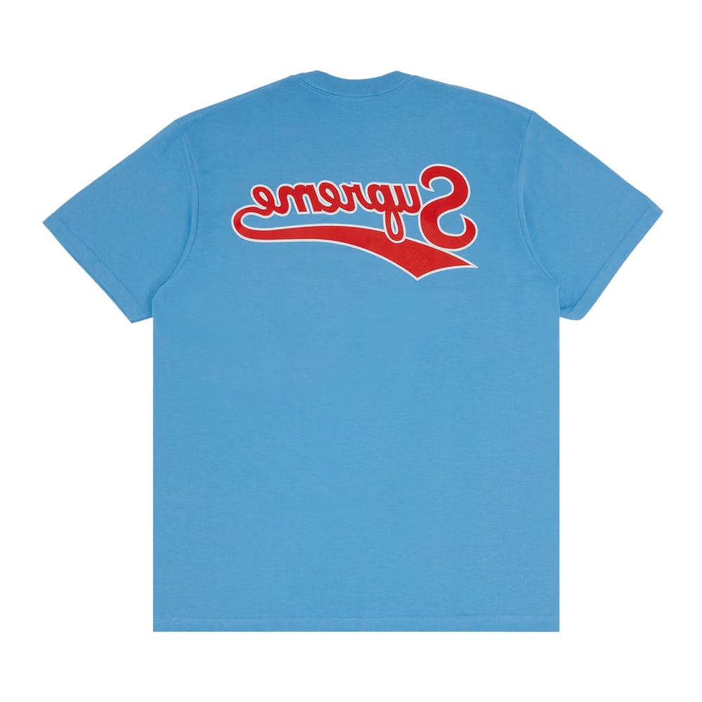 Supreme Backwards T-Shirt Bright Blue