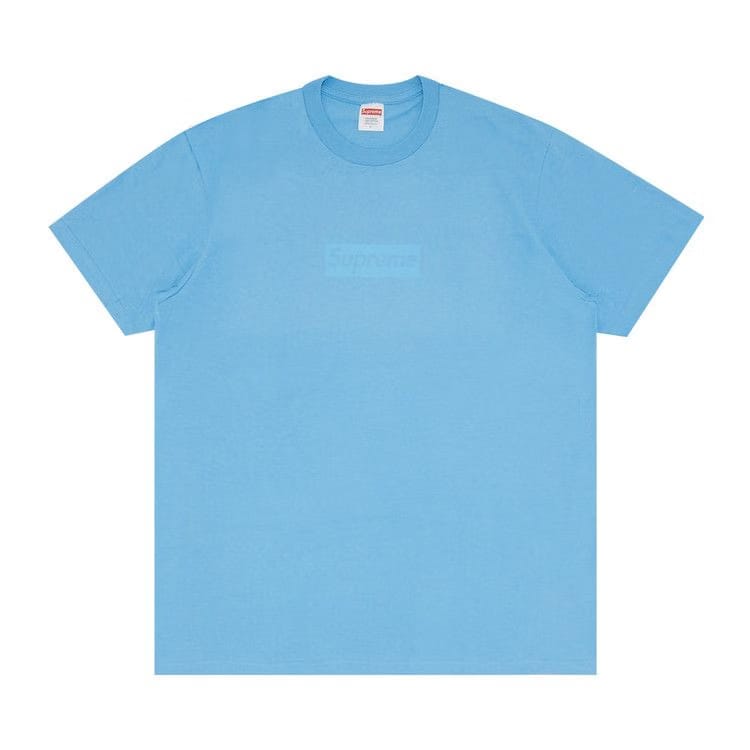 Supreme Tonal Box Logo T-Shirt Bright Blue