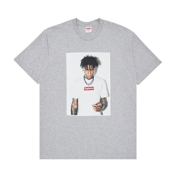 Supreme NBA Youngboy T-Shirt Heather Grey