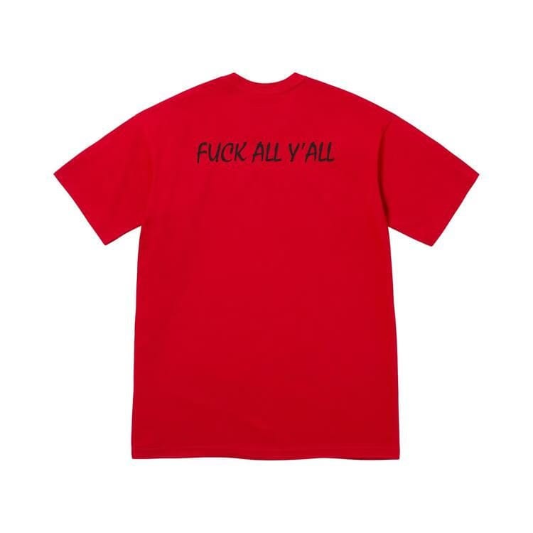 Supreme Split T-Shirt Red