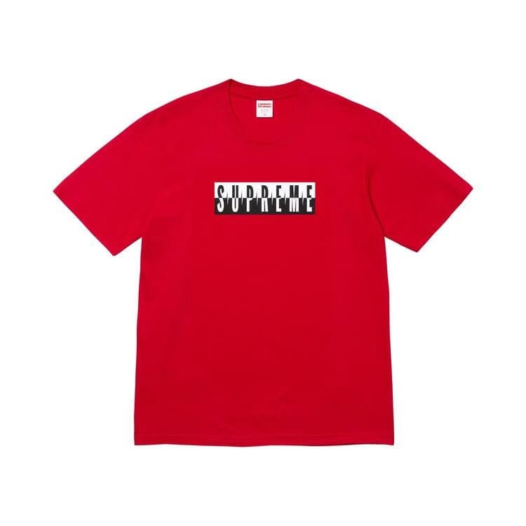 Supreme Split T-Shirt Red