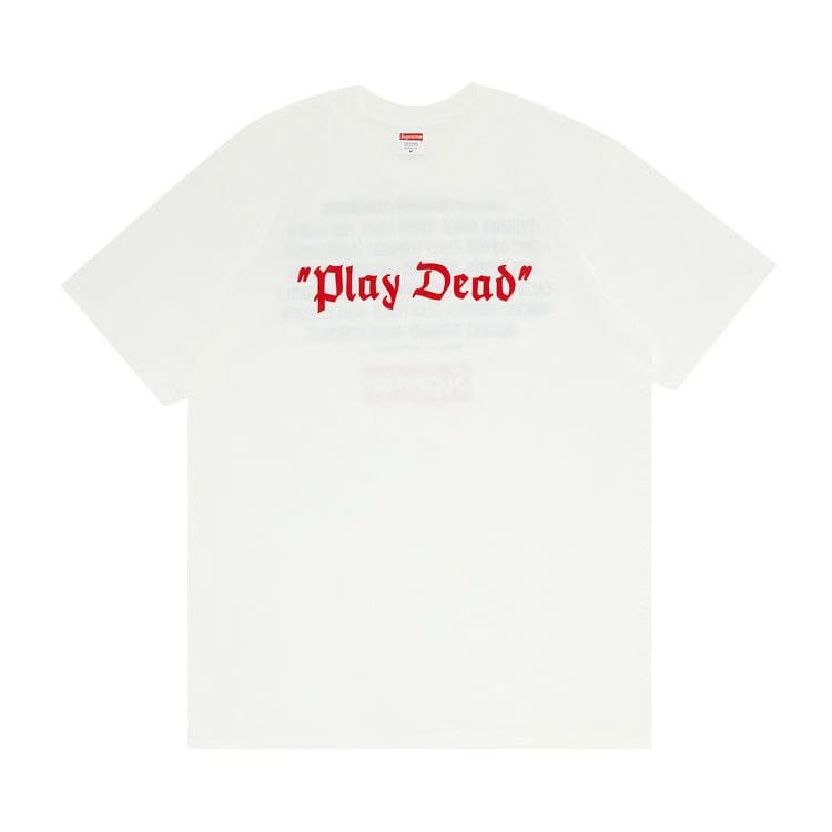 Supreme Play Dead T-Shirt White
