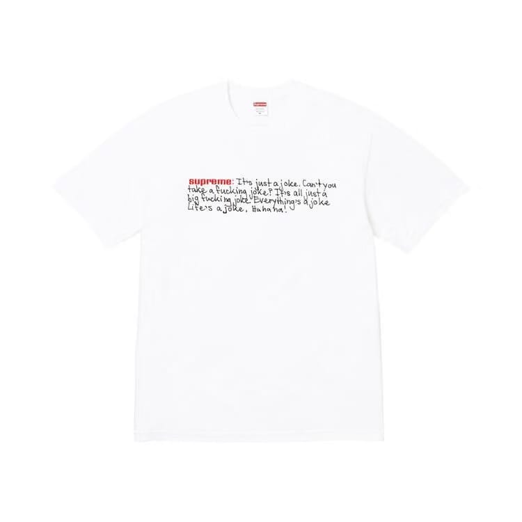 Supreme Joke T-Shirt White
