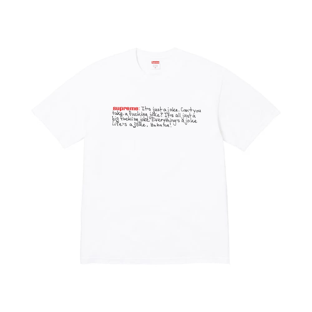 Supreme Joke T-Shirt White