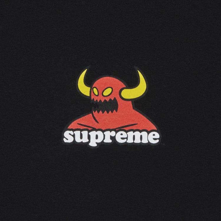 Supreme x Toy Machine Hoodie Black