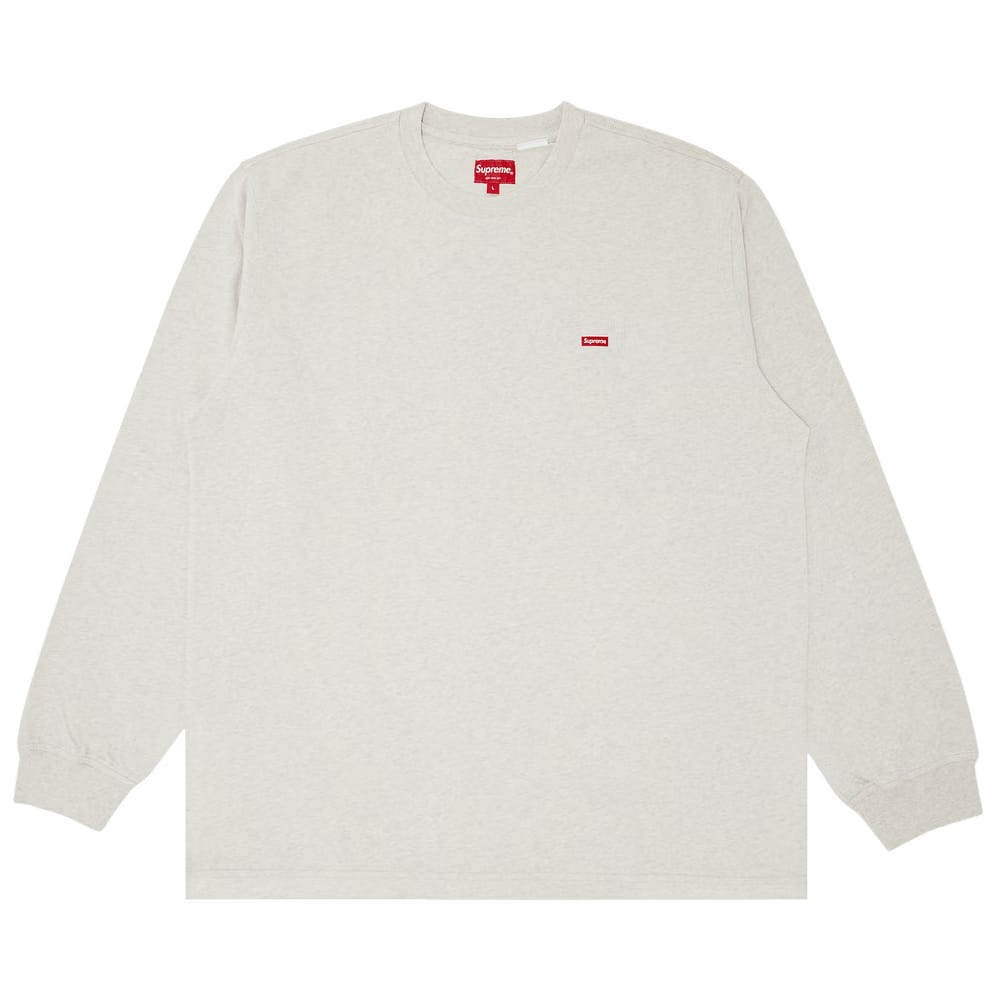 Supreme Small Box Long-Sleeve T-Shirt Oatmeal
