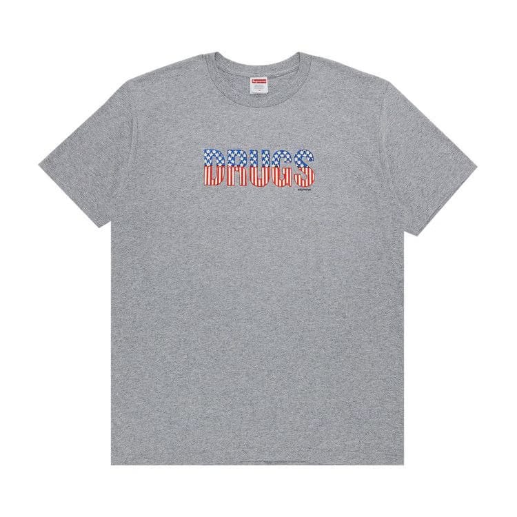 Supreme Drugs T-Shirt Heather Grey
