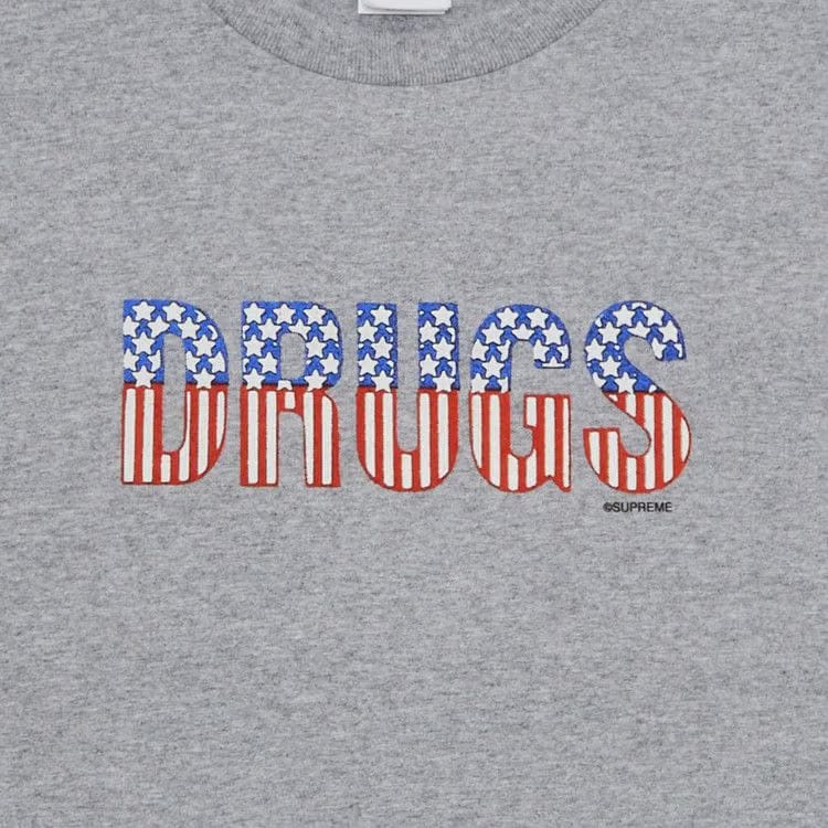Supreme Drugs T-Shirt Heather Grey