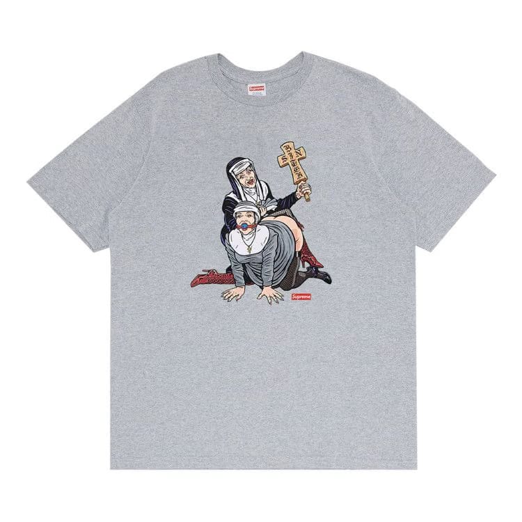 Supreme Nuns T-Shirt Heather Grey