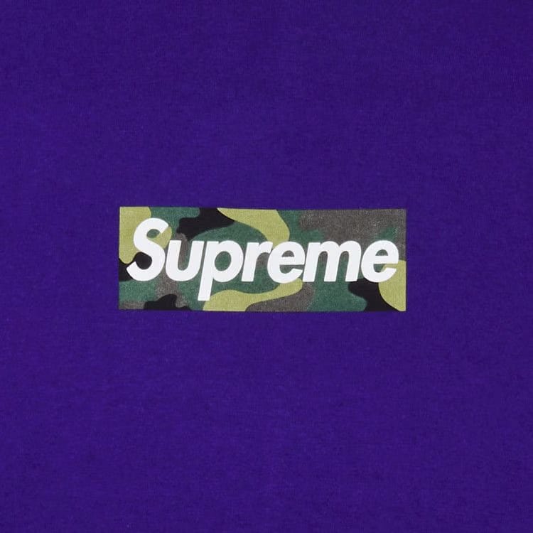 Supreme Box Logo T-Shirt Purple