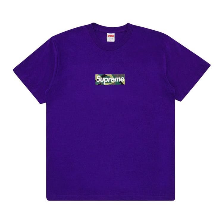 Supreme Box Logo T-Shirt Purple