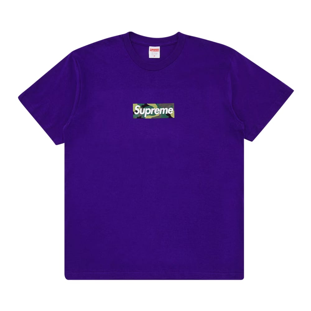 Supreme Box Logo T-Shirt Purple