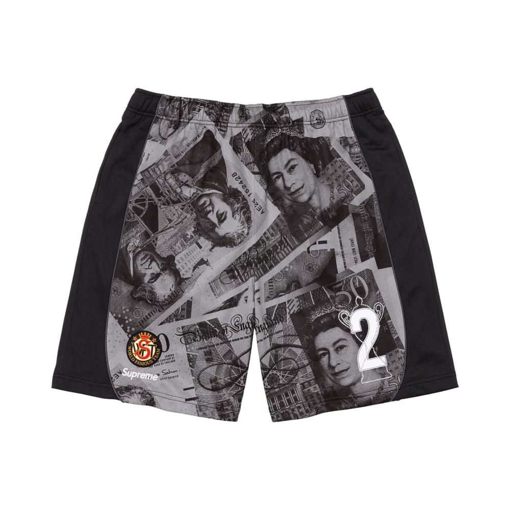 Supreme Pounds Soccer Shorts Black