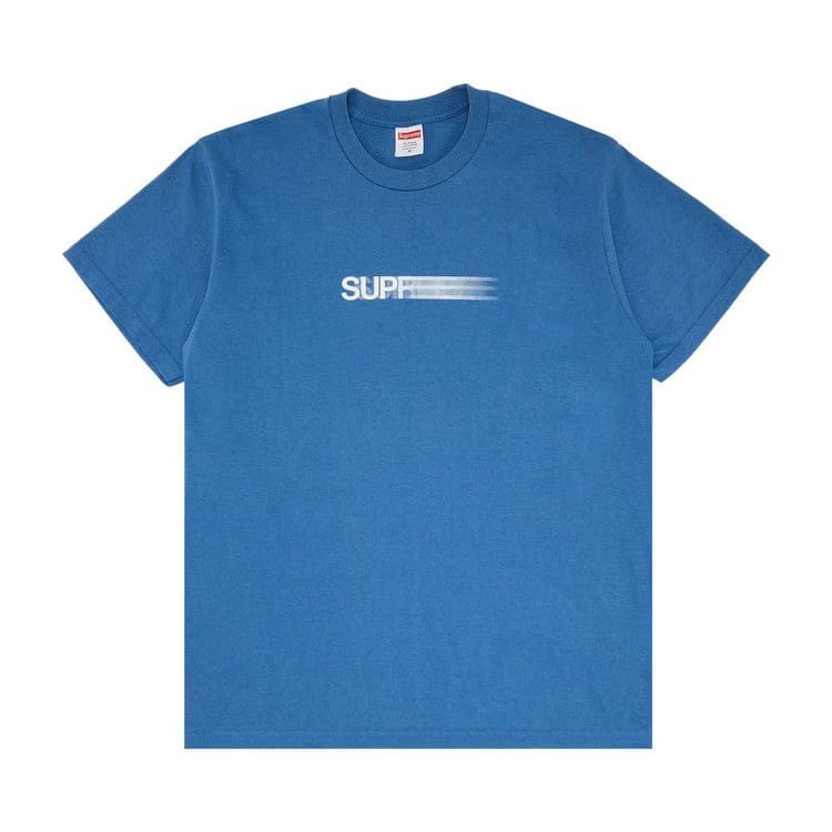 Supreme Motion Logo T-Shirt Faded Blue