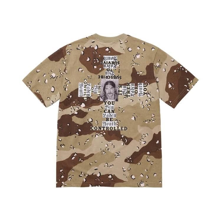 Supreme x Dash Snow T-Shirt Chocolate Chip Camo