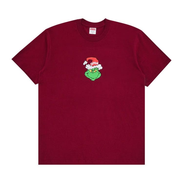 Supreme Grinch T-Shirt Cardinal