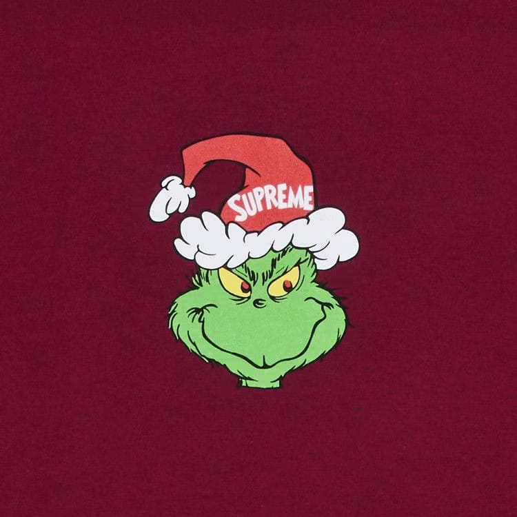 Supreme Grinch T-Shirt Cardinal