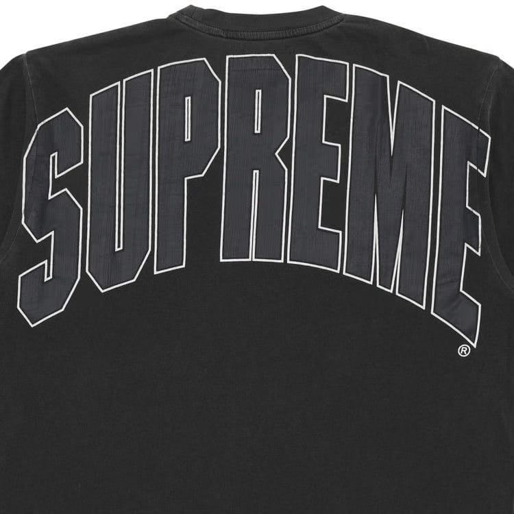 Supreme Cracked Back Arc Shorts-Sleeve Top Black