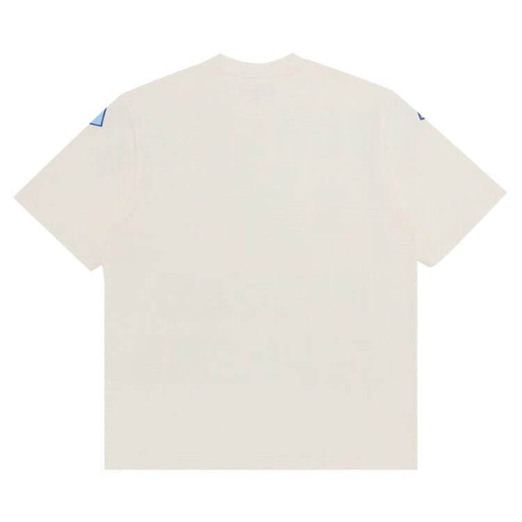 Supreme Overprint Knowledge Shorts-Sleeve Top Cream