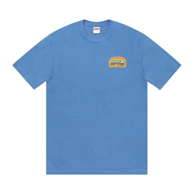 Supreme Chrome T-Shirt Dusty Light Royal