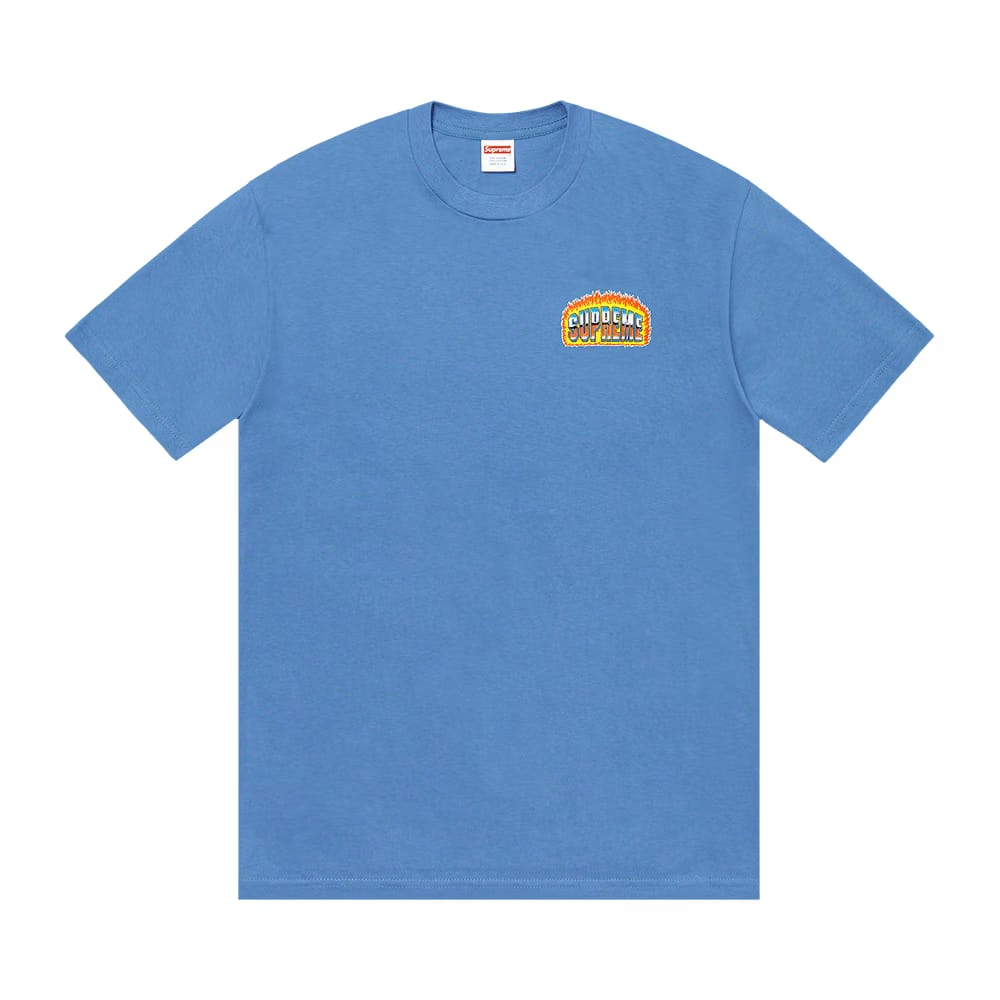 Supreme Chrome T-Shirt Dusty Light Royal