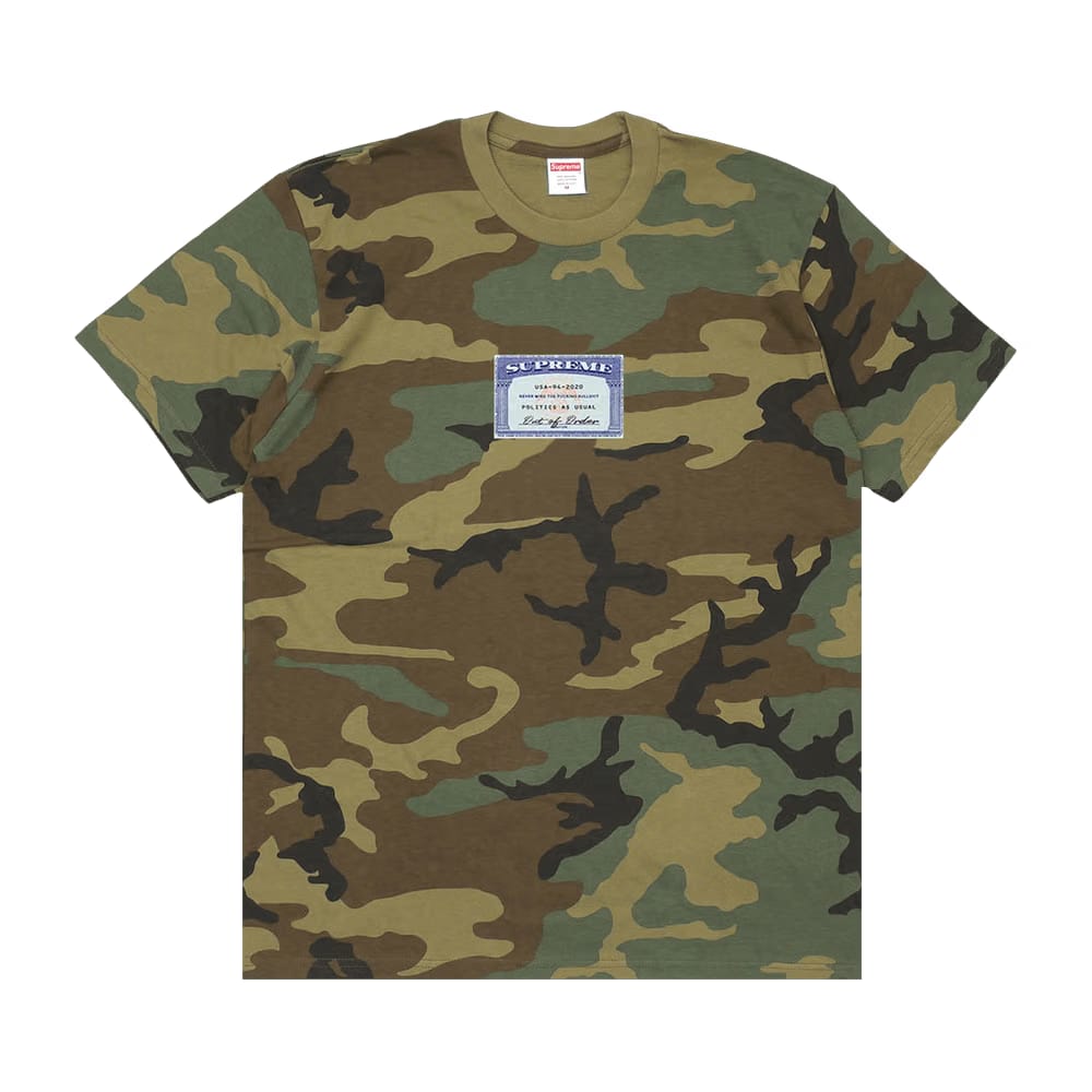Supreme Social T-Shirt Woodland Camo
