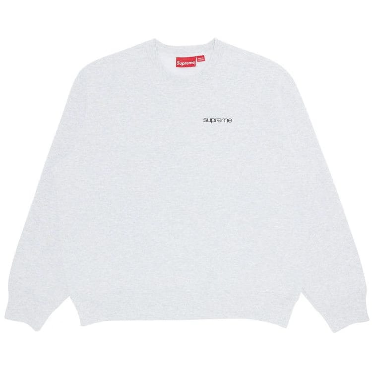 Supreme NYC Crewneck Ash Grey
