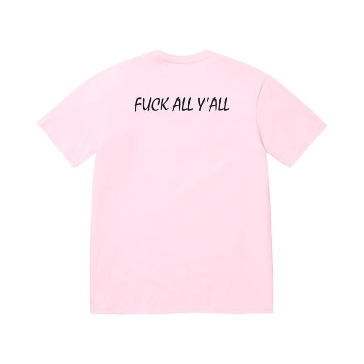 Supreme Split T-Shirt Light Pink