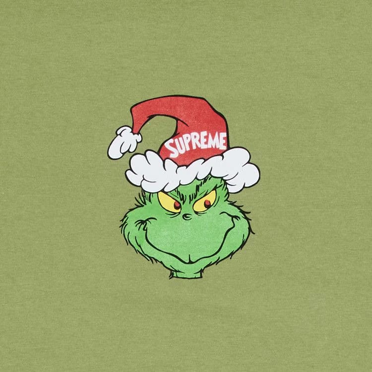 Supreme Grinch T-Shirt Moss