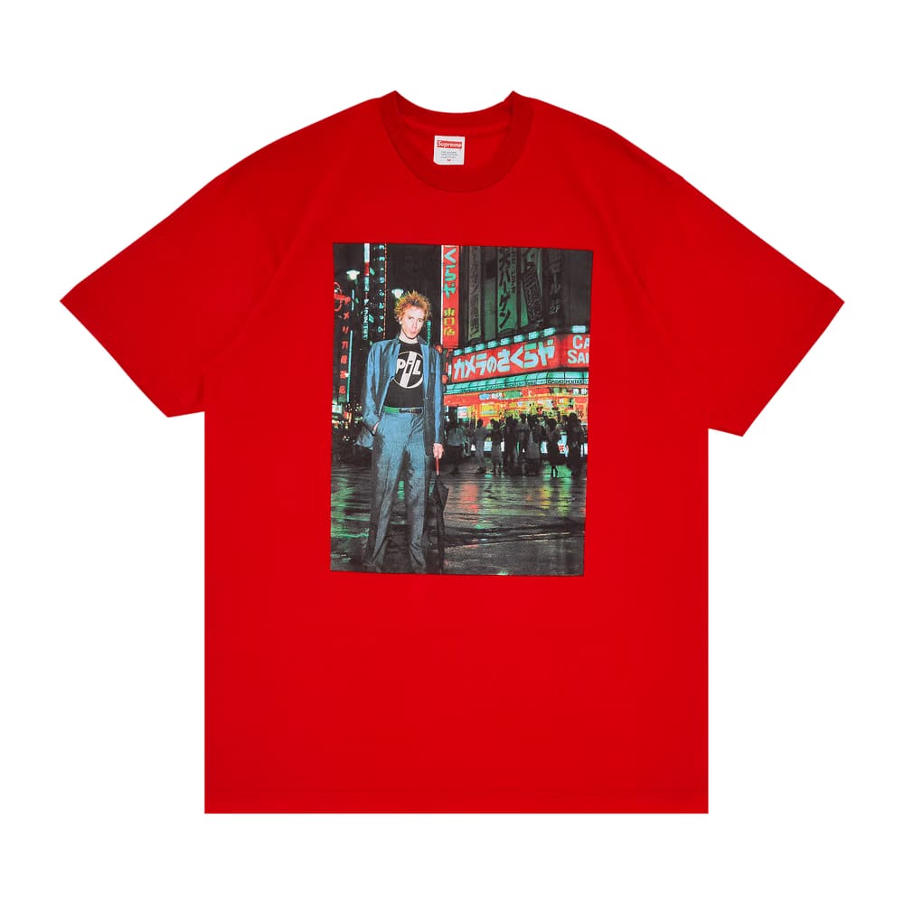 Supreme x PiL Live In Tokyo T-Shirt Red