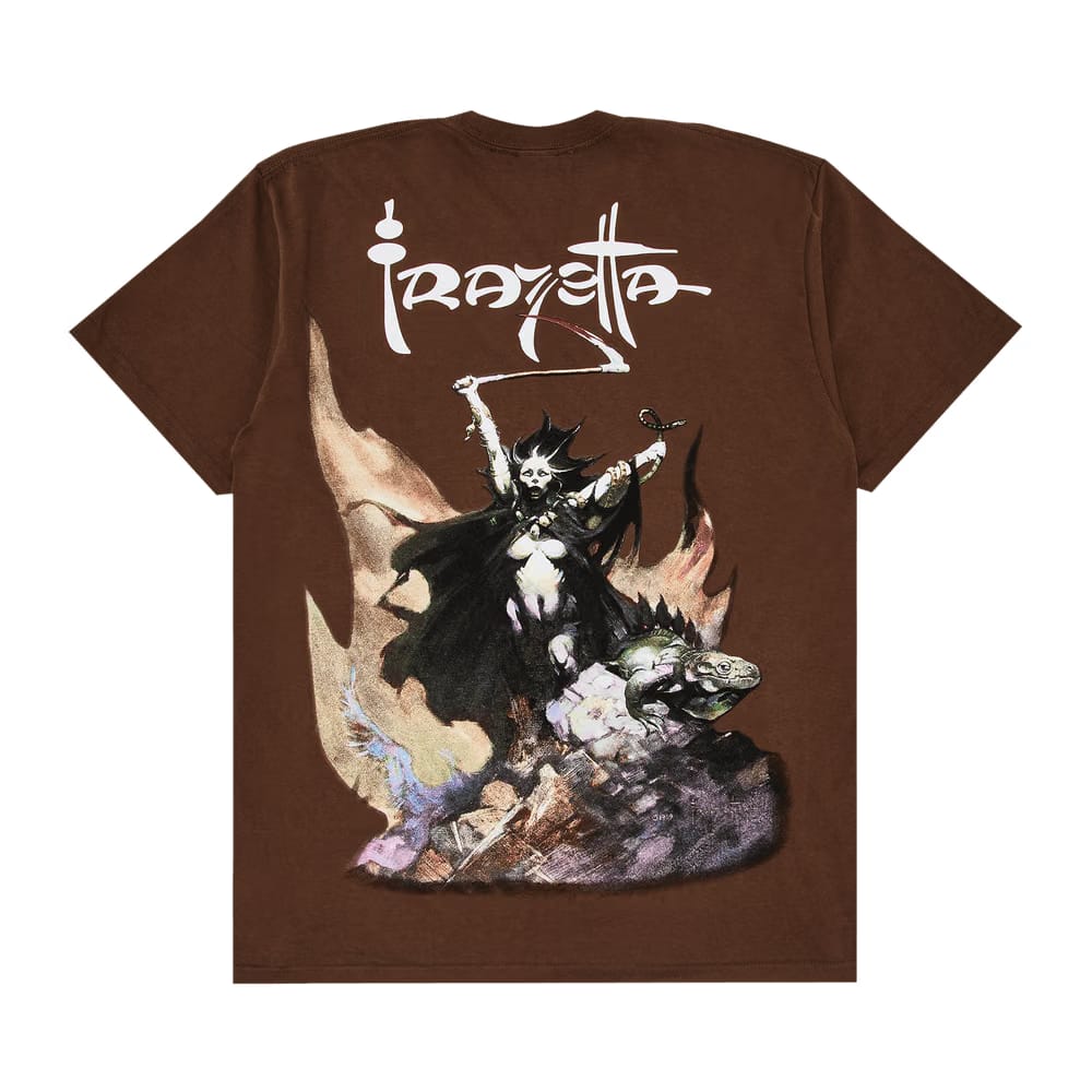 Supreme x Frank Frazetta Woman With Scythe T-Shirt Brown