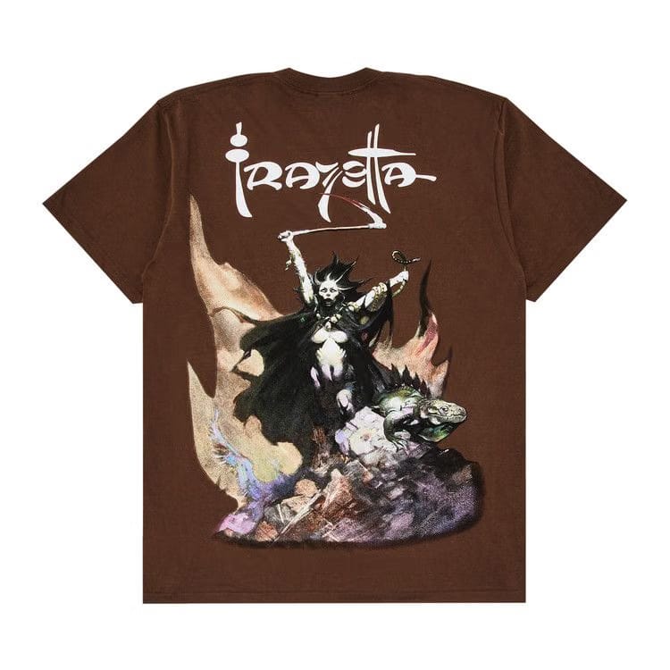 Supreme x Frank Frazetta Woman With Scythe T-Shirt Brown