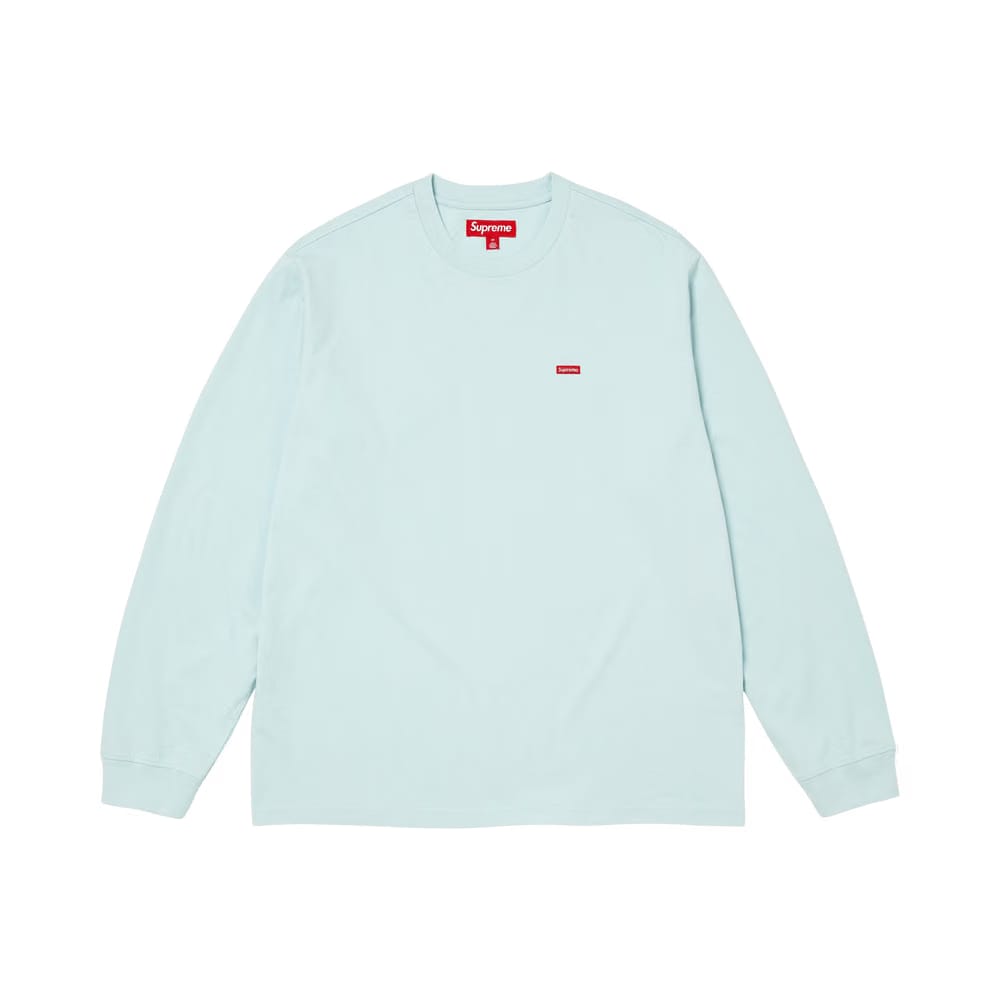Supreme Small Box Long-Sleeve T-Shirt Light Blue