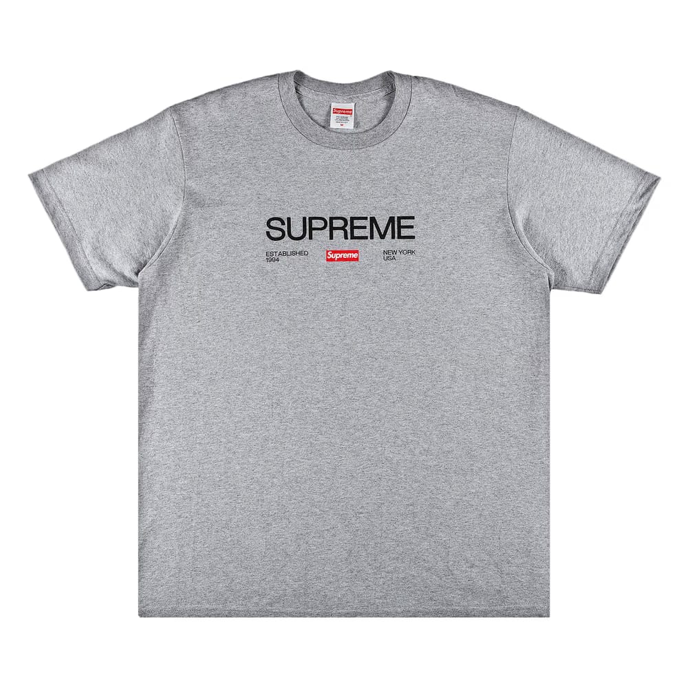 Supreme Est. 1994 T-Shirt Heather Grey