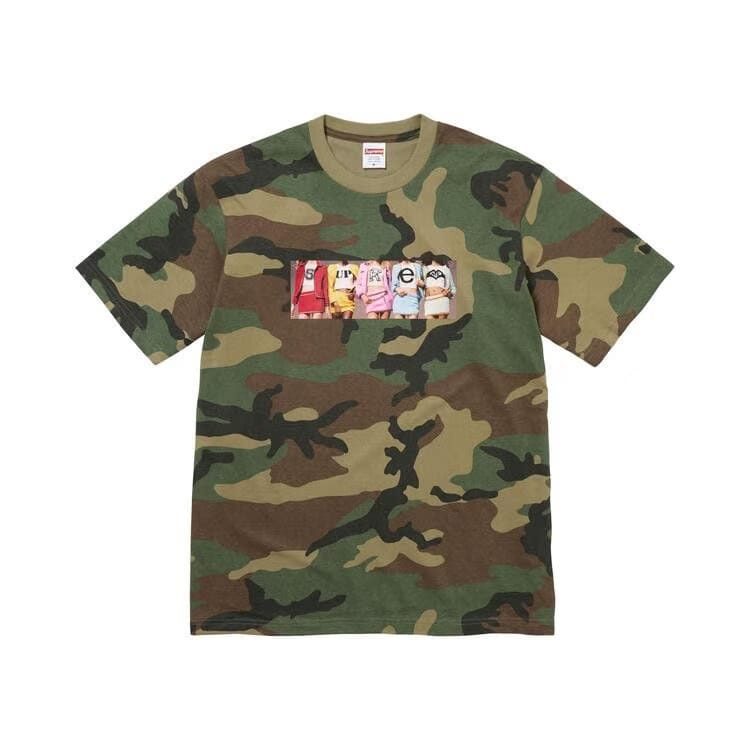 Supreme Girls T-Shirt Woodland Camo