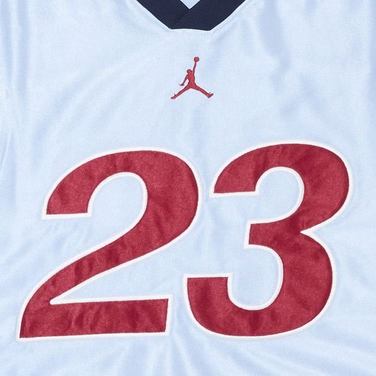 Supreme x Jordan Warm Up Jersey Light Blue