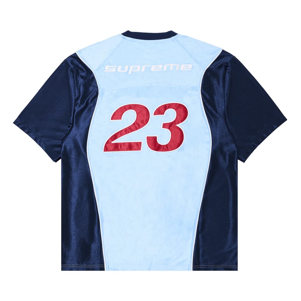 Supreme x Jordan Warm Up Jersey Light Blue
