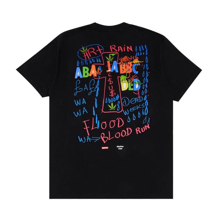 Supreme x Martine Rose Lee Scratch Perry T-Shirt Black