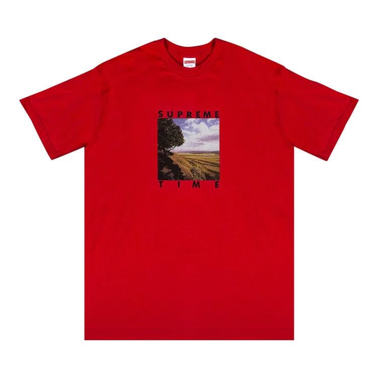 Supreme Supreme Time T-Shirt Red