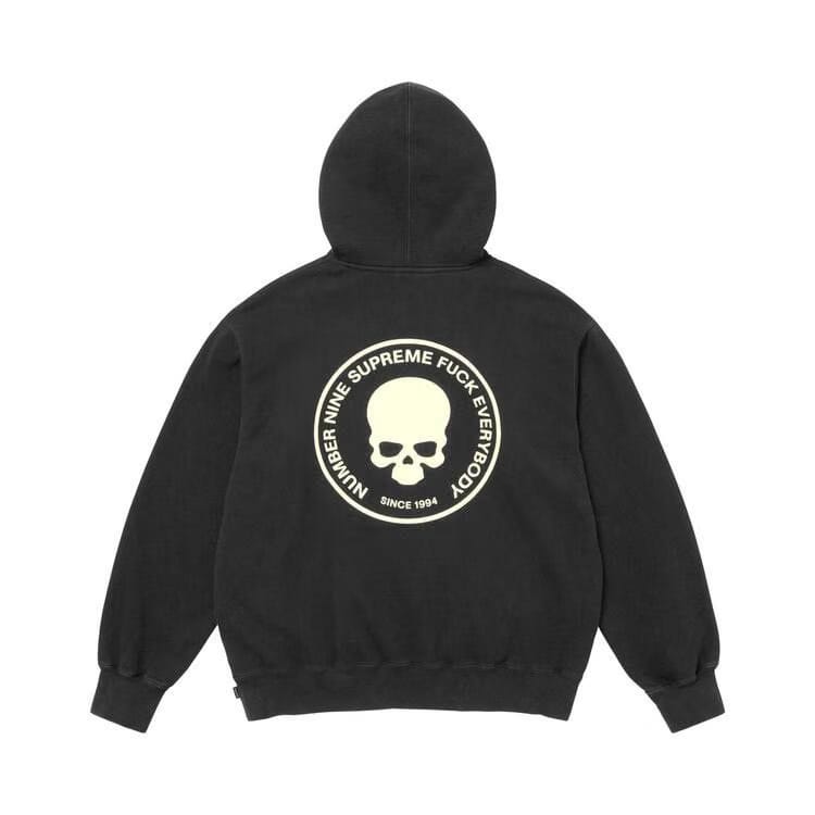 Supreme x Number (N)Ine Hoodie Black