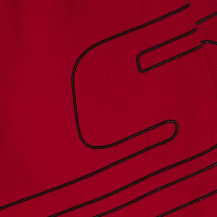 Supreme Big Logo Nylon Shorts Red