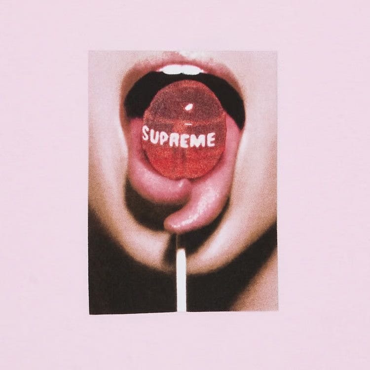 Supreme Lollipop T-Shirt Light Pink