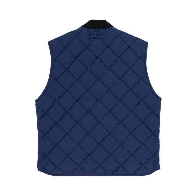 Supreme Pins Quilted Work Vest Navy