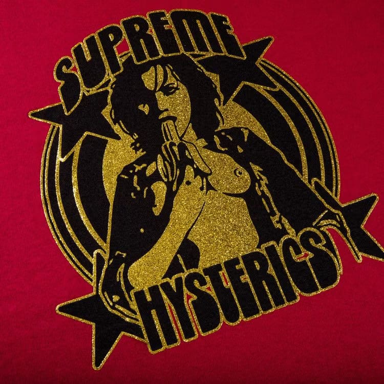 Supreme x Hysteric Glamour Long-Sleeve T-Shirt Dark Magenta