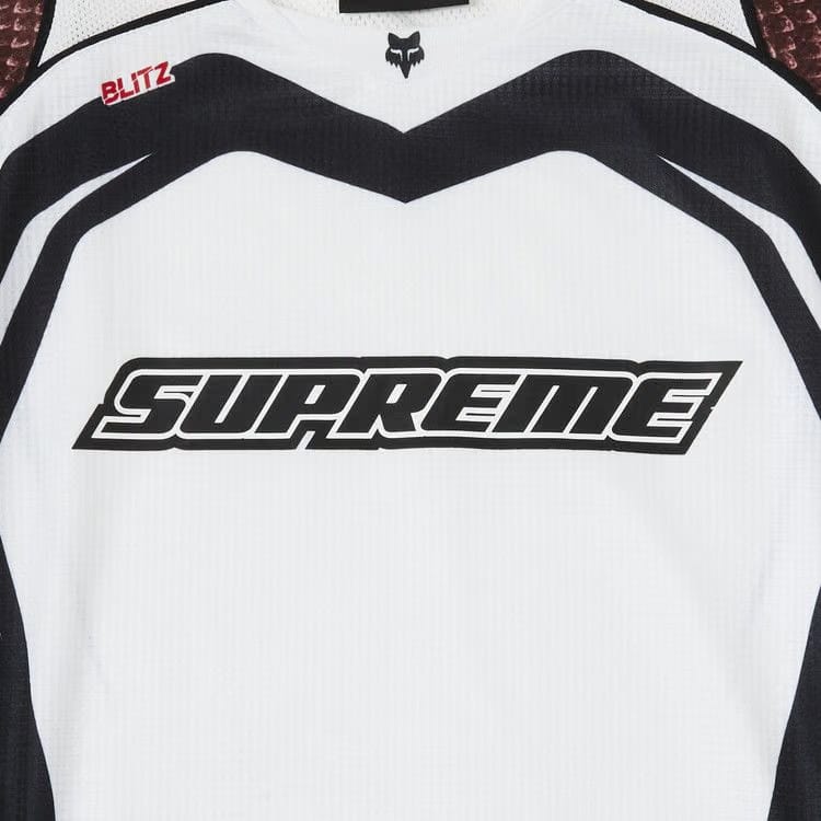 Supreme x Fox Racing Jersey White