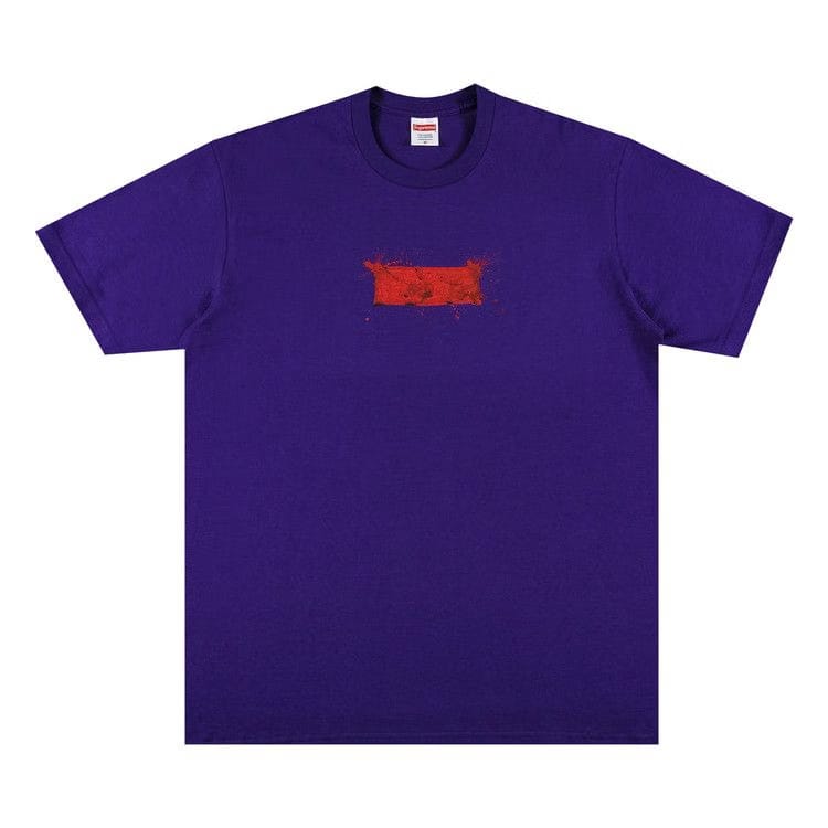 Supreme Ralph Steadman Box Logo T-Shirt Purple