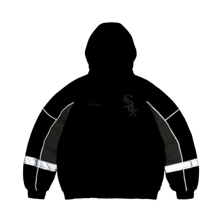 Supreme x Chicago White Sox Stadium Jacket Black