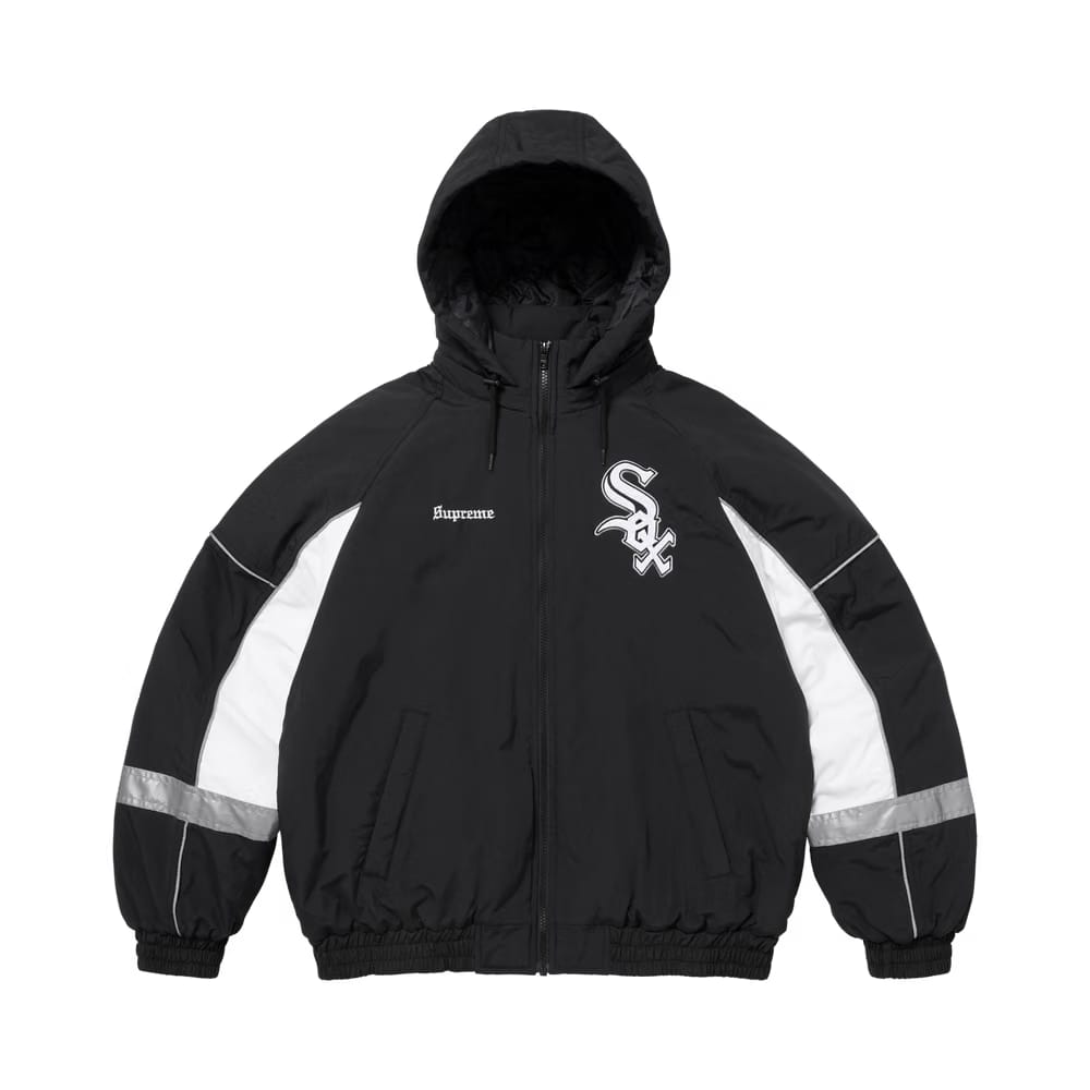 Supreme x Chicago White Sox Stadium Jacket Black
