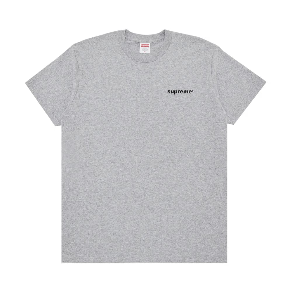 Supreme Fuck Money T-Shirt Heather Grey